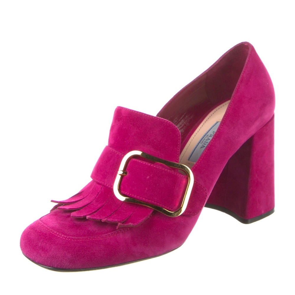 Prada Pumps - Tassel Loafers Pink